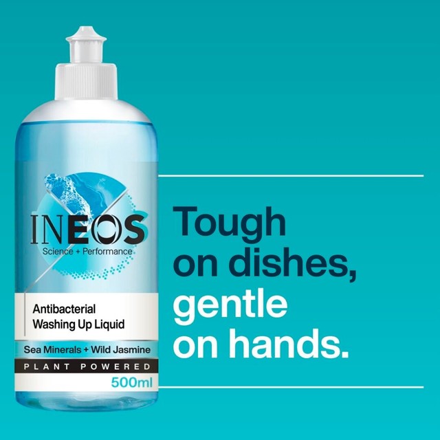 INEOS washing up liquid Sea Minerals + Wild Jasmine 500ml, UK version