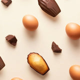 Maison Colibri madeleine with dark chocolate shell 156g, imported from the UK