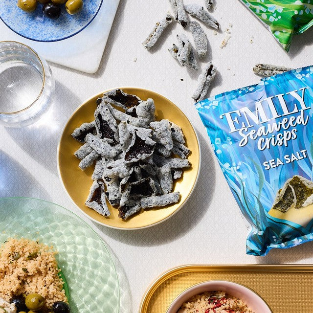 Emily Seaweed Crisps Sea Salted 18g - British product