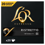 L'OR Ristretto coffee pods intensity 11 x20 pack, UK version