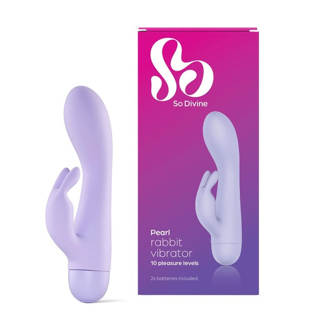 So Divine Pearl Mini Rabbit Vibrator (British brand)