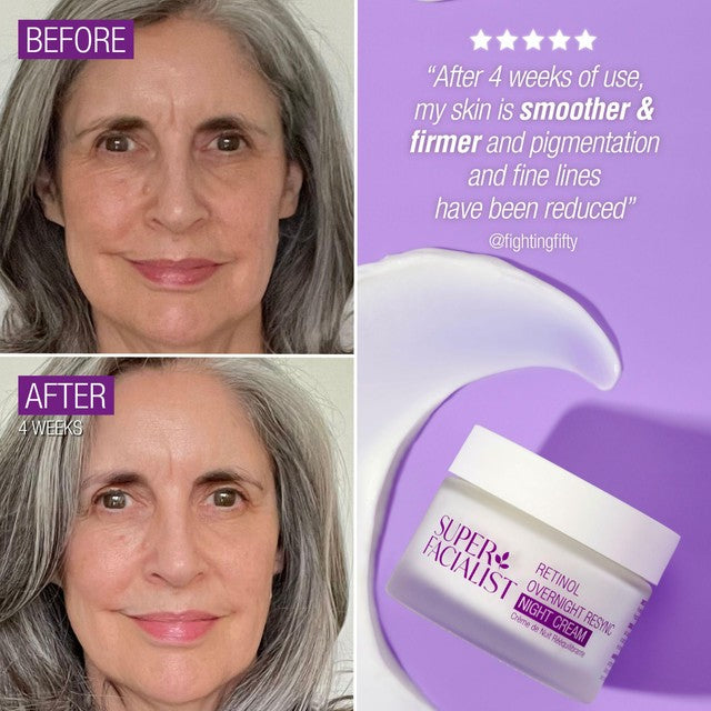 Super Facialist Retinol SleepSmart Night Cream 50ml (British brand)