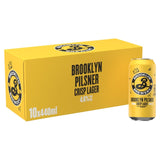 M&S Brooklyn Lager Crisp Pilsner Lager Beer 440ml Cans 10 Pack- Buy online at McGrocer