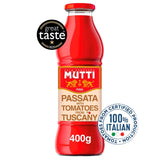 Mutti Rossoro Italian Tomato Passata Smooth Fruity 400g, imported from the UK