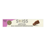 M&S M&S Swiss Fruit & Nut Milk Chocolate Bar 100g- Buy online at McGrocer