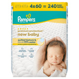 M&S Pampers New Baby Wipes 4 Pack- Buy online at McGrocer