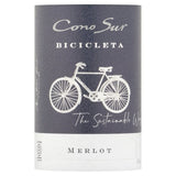 Cono Sur Bicicleta Merlot red wine 75cl - British product