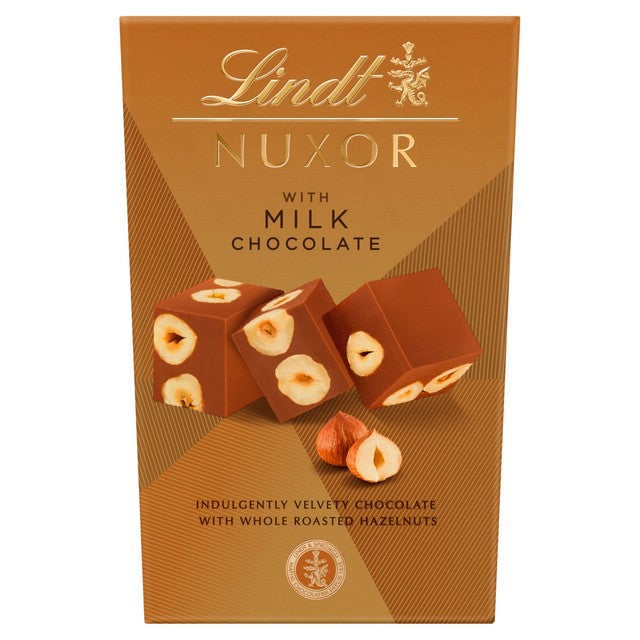 Lindt NUXOR Milk Gianduja Chocolate with Hazelnuts 150g, UK version