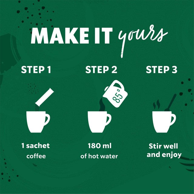 Starbucks vanilla latte coffee sachets 5 pack (British brand)