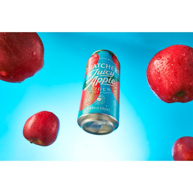 Thatchers Juicy Apple Cider 4pk can (British brand)