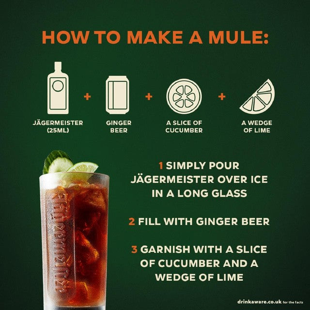 Jagermeister herbal liqueur 70cl, UK version