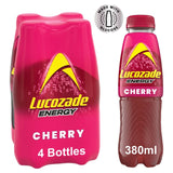 M&S Lucozade Energy Cherry Energy Drink 4x380ml- Buy online at McGrocer