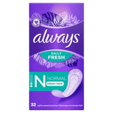 Always Dailies Fresh & Protect Normal panty liners 32 pack - British product
