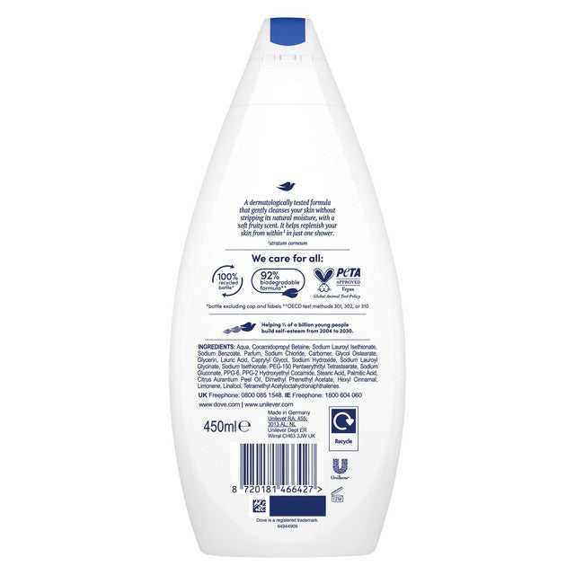 Dove Nourishing Body Wash 450ml - British product
