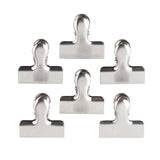 M&S TAYLOR'S EYE-WITNESS Stainless Steel Small Bag Clips Kitchen Accessory Pack of 6- Buy online at McGrocer