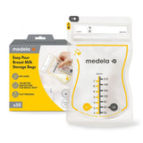 M&S Disposable Leakproof Breast Milk Storage Bags 50 Pack 210ml- Buy online at McGrocer
