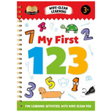 M&S Igloo Books My First 123 Wipe-clean Activity Book Preschool Learning Book 280x200mm- Buy online at McGrocer