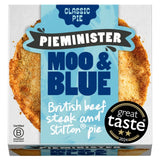 M&S Pieminister Moo & Blue Beef and Stilton Pie 255g- Buy online at McGrocer