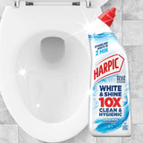 Harpic White & Shine Bleach Original toilet cleaner gel 750ml, UK version