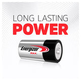 Energizer C alkaline batteries 4-pack - British product