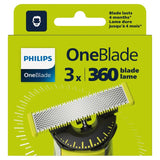 M&S Philips OneBlade 360 Replacement Blades for Face Electric Shaver Blades 3 Pack- Buy online at McGrocer