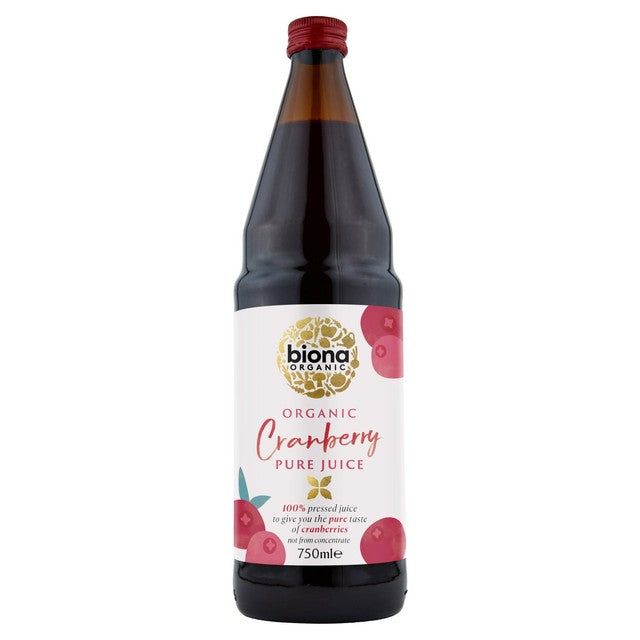 Biona organic pure cranberry juice - British product