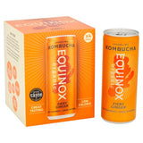 Equinox organic fiery ginger kombucha multi-pack, UK version
