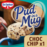 M&S Dr Oetker Vanilla Flavoured Chocolate Chip Pud in a Mug Cake Mix 65g- Buy online at McGrocer