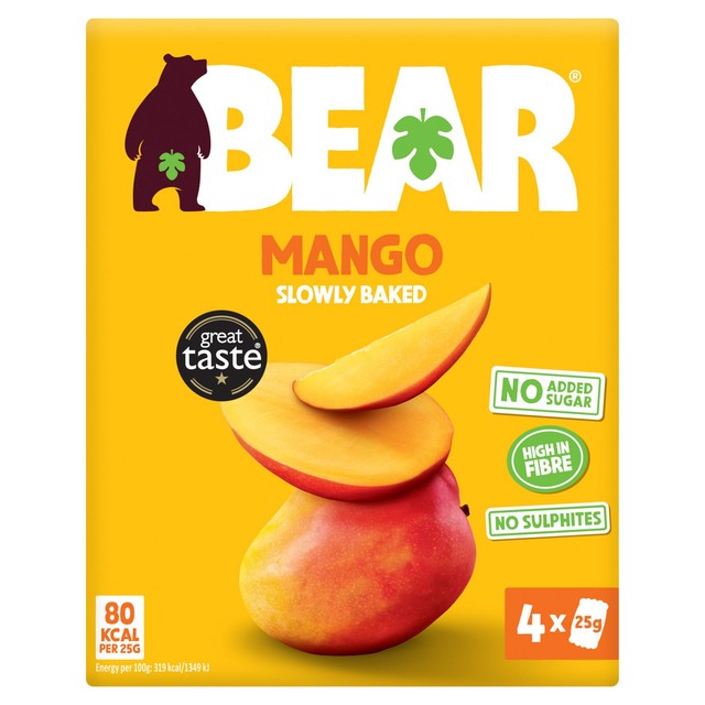 Bear gently baked dried mango multipack, UK version