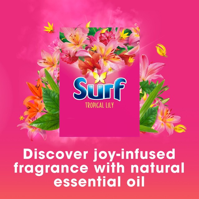 Surf Washing Powder Tropical Lily 4kg (British brand)