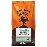 Grumpy Mule Sumatra Ground Coffee 200g, UK version