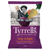 Tyrrells balsamic vinegar & sea salt vegetable crisps 125g (British brand)