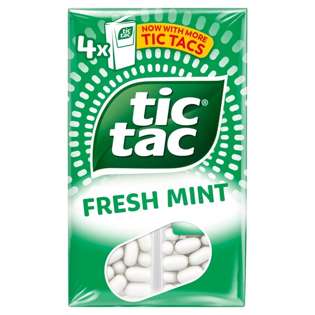 Tic Tac mint mini sweets multipack 72g (British brand)