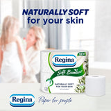 Regina Soft Bamboo toilet roll 4 Rolls, imported from the UK