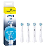 M&S Oral-B iO Ultimate Clean White Replacement Electric Toothbrush Heads 4 Pack- Buy online at McGrocer