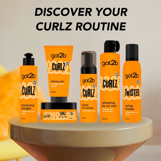 Schwarzkopf got2b Twisted Curling Mousse 250ml (British brand)