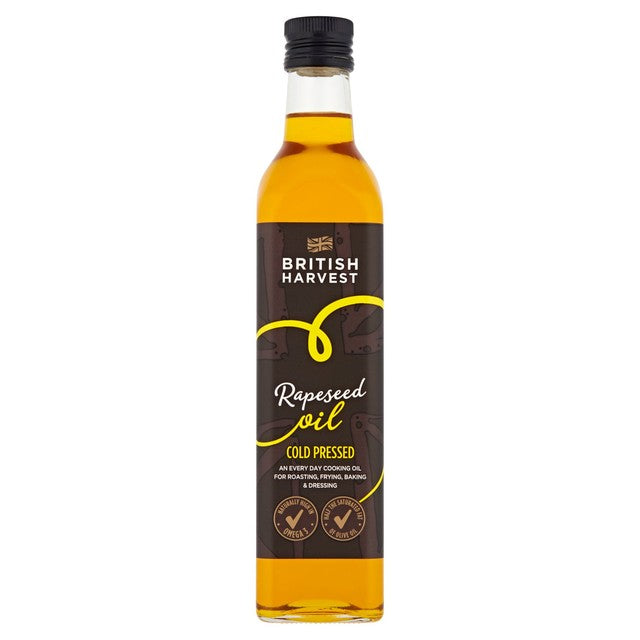 British Harvest cold pressed rapeseed oil 500ml - British product