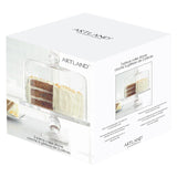 Artland straight sided dome cake stand glass 28x27cm - British product
