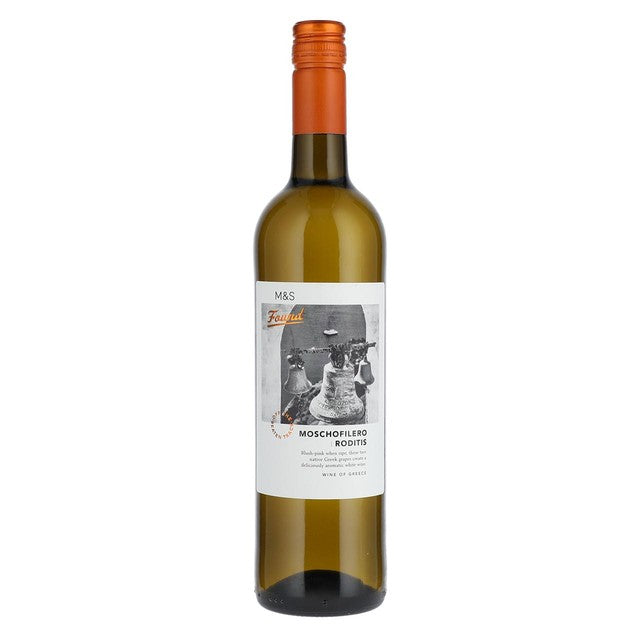 M&S Moschofilero Roditis white wine - British product
