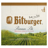 Bitburger Premium Pils beer 12 x 330ml - British product