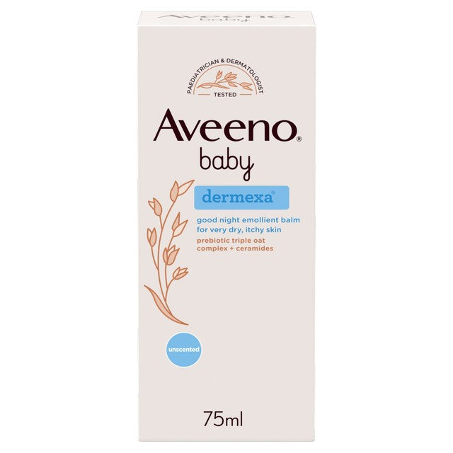 Aveeno Baby Dermexa Good Night Emollient Balm 75ml - British product