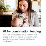 Tommee Tippee Natural Start Silicone Baby Bottle 2 x 260ml (British brand)
