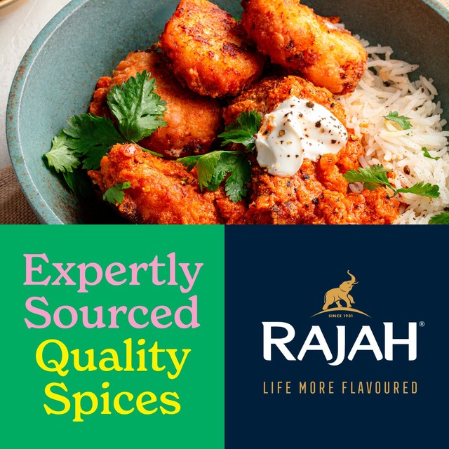 Rajah extra hot chilli powder 100g, imported from the UK
