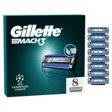 M&S Gillette Mach 3 Razor Blades 8 per Pack- Buy online at McGrocer