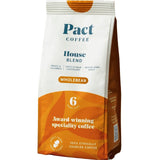 Pact House Blend Wholebean Coffee 200g, imported from the UK
