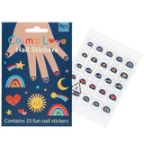 Rex London nail stickers Cosmic Love (British brand)