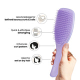 Tangle Teezer Ultimate Detangler Naturally Curly Purple Passion hairbrush (British brand)