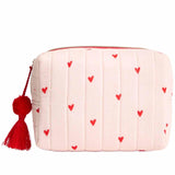 M&S M&S Quilted Wash Bag Bright Pink Medium Toiletry Bag- Buy online at McGrocer