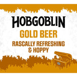 Hobgoblin Gold ale beer 10x440ml pack (British brand)
