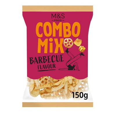 M&S M&S Barbecue Flavour Combo Mix Shaped Crisps 150g- Buy online at McGrocer
